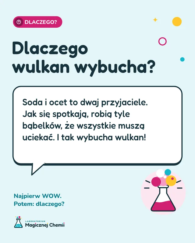 Post na Instagramie: Dlaczego wulkan wybucha?